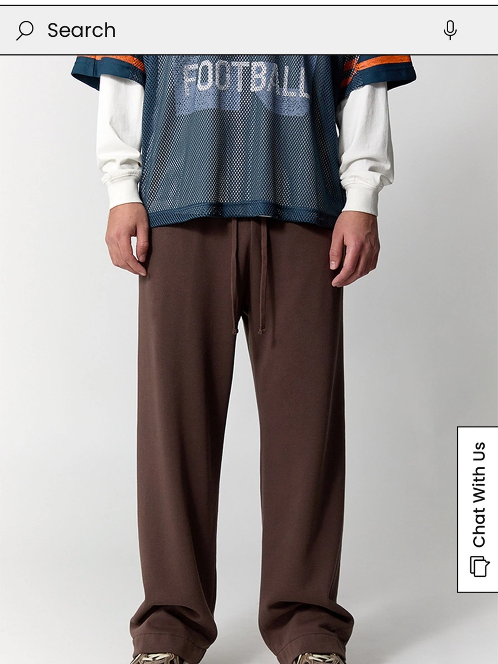 Pacsun Men's Brown Extreme Baggy Sweatpants